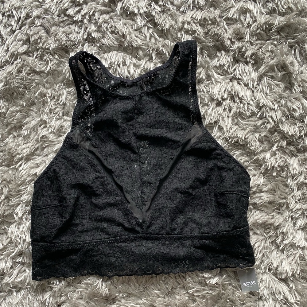 Black Lace aerie Bralette (M)